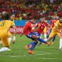 063 - 8 X 6 Photo - Football - FIFA World Cup 2014 - Chile V Australia Alexis Sanchez Scores