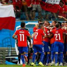 067 - 8 X 6 Photo - Football - FIFA World Cup 2014 - Chile V Australia Jorge Valdivia