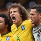 072 - 8 X 6 Photo - Football - FIFA World Cup 2014 - Brazil V Mexico David Luiz 2