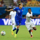 084 - 8 X 6 Photo - Football - FIFA World Cup 2014 - England V Italy Danny Welbeck & Paletta