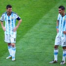 WC 0122 - 8 X 6 Photo - Football - FIFA World Cup 2014 - Argentina V Iran - Messi & Angel Di Maria