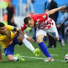 WC 0141 - 8 X 6 Photo - Football - FIFA World Cup 2014 - Brazil V Crotia - Thiago Silva & Ivica Olic