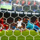 WC 0155 - 8 X 6 Photo - Football - FIFA World Cup 2014 - Spain V Chile -    Eduardo Vargas Scores