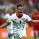 WC 0156 - 8 X 6 Photo - Football - FIFA World Cup 2014 - Spain V Chile - Eduardo Vargas