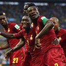 WC 0173 - 8 X 6 Photo - Football - FIFA World Cup 2014 - Germany V Ghana - Asamoah Gyan Celebration