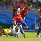 WC 0441 -  8 X 6 Photo - Football - FIFA World Cup 2014 - Brazil V Chile Neymar