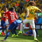 WC 0427 -  8 X 6 Photo - Football - FIFA World Cup 2014 - Brazil V Chile David Luiz