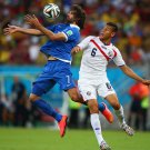 454 - 8 X 6 Photo - Football - FIFA World Cup - Costa Rica V Greece - Georgios Samara