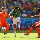 473 - 8 X 6 Photo - Football - FIFA World Cup - Holland V Mexico Giovani Dos Santos Goal