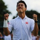 071 - 8 X 6 Photo - Tennis - Wimbledon Championship 2014 - Day 7 - Kei Nishikori
