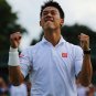 071 - 8 X 6 Photo - Tennis - Wimbledon Championship 2014 - Day 7 - Kei Nishikori