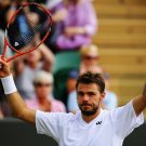 075 - 8 X 6 Photo - Tennis - Wimbledon Championship 2014 - Day 7 - Stan Wawrinka