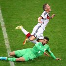 498 -  8 X 6 - Photo - Football - FIFA World Cup - Germany V Algeria - Rafik Halliche