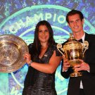 8 x 6 Photo - Tennis - Wimbledon Championships 2013 - Champions Ball - Andy Murray & Marion Bartoli