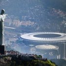 40 x 30 Photo - FIFA World Cup - Christ The Redeemer & Maracana Stadium - Rio De Janeiro