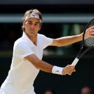 130 - 8 X 6 Photo - Tennis - Wimbledon Championship 2014 - Mens Semi Finals - Roger Federer