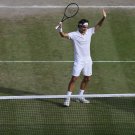 134 - 8 X 6 Photo - Tennis - Wimbledon Championship 2014 - Mens Semi Finals - Roger Federer