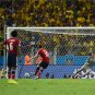 565 - 8 X 6 Photo - Football - FIFA World Cup 2014 - Brazil V Colombia -  James Rodriguez Penalty