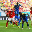 317 - 8 X 6 Photo - Football - FIFA World Cup 2014 - Switzerland V Ecuador - Enner  Valencia