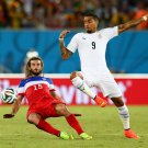 329 - 8 X 6 Photo - Football - FIFA World Cup 2014 - USA V Ghana - Kyle Beckerman & Boetang
