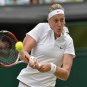 144 - 8 X 6 Photo -Tennis - Wimbledon Championships 2014 - Ladies Final - Kvitova V Bouchard