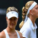 147 - 8 X 6 Photo -Tennis - Wimbledon Championships 2014 - Ladies Final - Kvitova V Bouchard