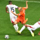 571 - 8 X 6 Photo - Football - FIFA World Cup 2014 - Holland V Costa Rica - Arjen Robben