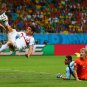 575 - 8 X 6 Photo - Football - FIFA World Cup 2014 - Holland V Costa Rica - Johnny Acosta