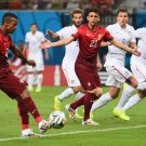 337 - 8 X 6 Photo - Football - FIFA World Cup 2014 - USA V Portugal - Nani Scores