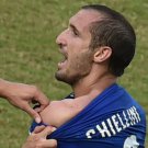 352 -  8 X 6 Photo - Football - FIFA World Cup 2014 -  Chellini & Suarez