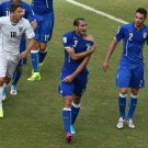 357 -  8 X 6 Photo - Football - FIFA World Cup 2014 -  Chellini & Suarez