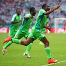 361 - 8 x 6 Photo - Football - FIFA World Cup 2014 - Argentina v Nigeria   Ahmed Musa Celebrates