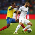 378 - 8 x 6 Photo - Football - FIFA World Cup 2014 - France v Ecuador Karim Benzema