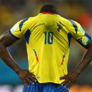 380 - 8 x 6 Photo - Football - FIFA World Cup 2014 - France v Ecuador Walter Ayovi