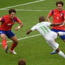 388 - 8 X 6 Photo - Football - FIFA World Cup 2014 - Algeria V South Korea - Yacine Brahimi Scores