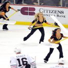 002 - 12 X 8 Photo - NHL - Girls - Anaheim Ducks Power Players Ice Girls  Blackhawks At Ducks