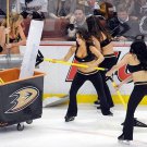 012 - 12 X 8 Photo - NHL - Girls - Anaheim Ducks Power Players Ice Girls  Devils At Ducks