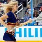 422   12 X 8 Photo   NHL   Girls   Thrashers Blue Crew Ice Girl