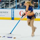 424   12 X 8 Photo   NHL   Girls   Thrashers Blue Crew Ice Girls