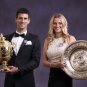 175 - 8 x 6 Photo - Tennis - Wimbledon Championship 2014 - Champions Novak Djokovic & Petra Kvitova