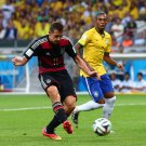 596 - 8 X 6 Photo - Footbal - FIFA World Cup - Brazil V Germany - 2-0 Miroslav Klose