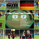 12 x 8 Photo - Football - FIFA World Cup 2014 - Collage of The 7-1 Germany win against Brazil