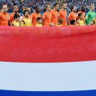 614 - 8 X 6 Photo - Footbal - FIFA World Cup - Holland Team Before Semi Final