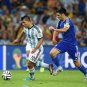 109 - 8 X 6 Photo - Football - FIFA World Cup 2014 - Argentina V Bosnia - Sergio Aguero On Ball