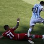 115 - 8 X 6 Photo - Football - FIFA World Cup 2014 - Argentina V Iran - Messi & Dejagah