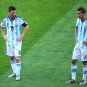 122 - 8 X 6 Photo - Football - FIFA World Cup 2014 - Argentina V Iran -Lionel Messi & Angel Di Maria