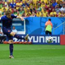 627 - 8 X 6 Photo - 2014 World Cup - 3rd Place Playoff - Brazil V Holland - Daley Blind Scores