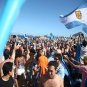 636 - 8 X 6 Photo - 2014 World Cup - The Final - Germany v Argentina - Argentina Fans