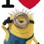DESPICABLE ME I LOVE MINIONS CROSS STITCH PATTERN