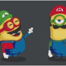 DESPICABLE ME MINIONS SUPER MARIO BROTHERS CROSS STITCH PATTERN
